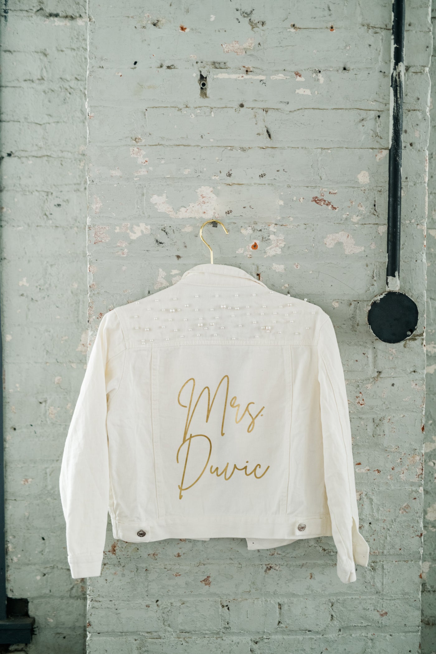 The White Alice Jacket | Personalized Mrs. Jean Jacket