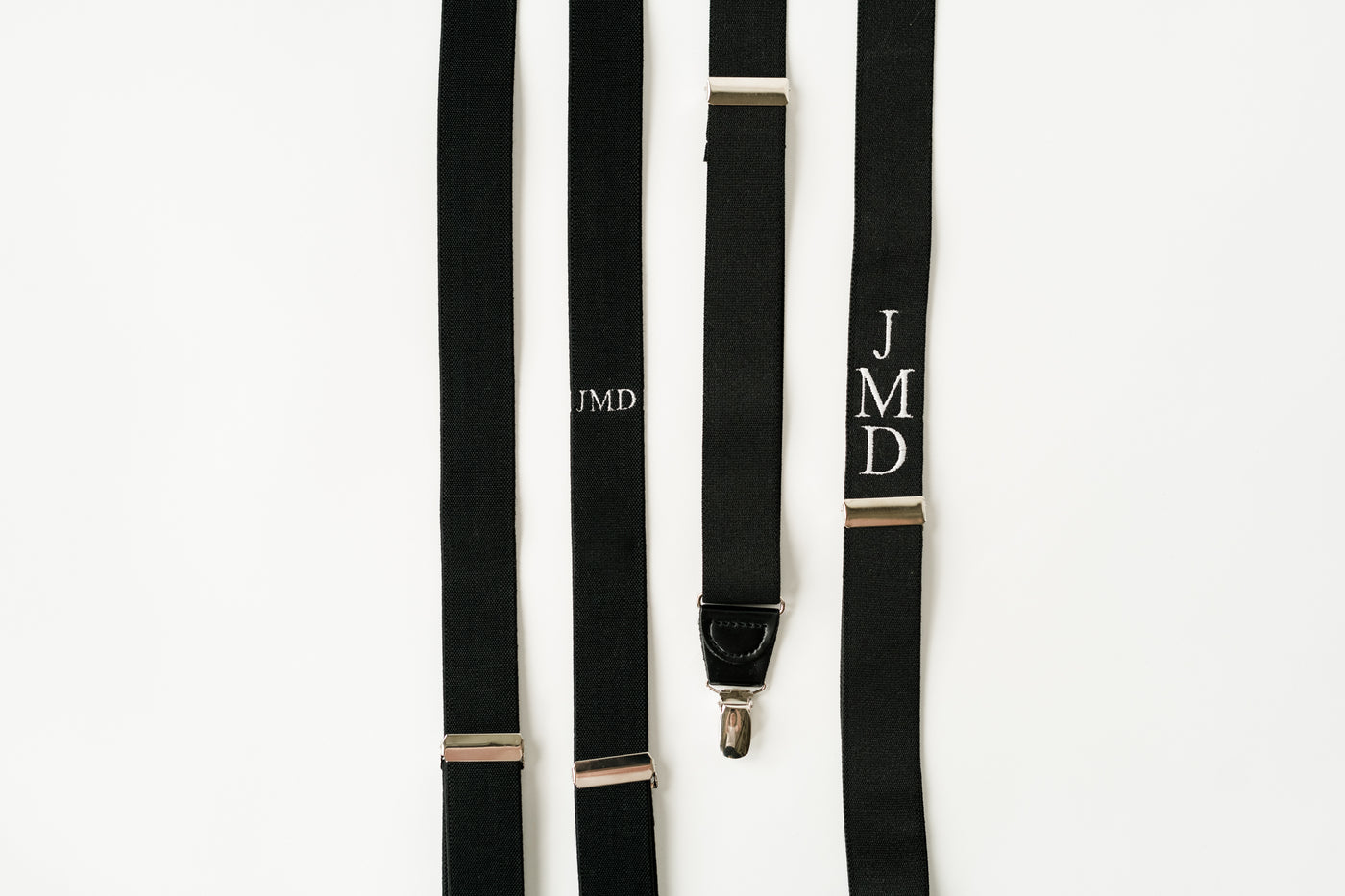 horizontal monogram verses vertical monogram suspenders