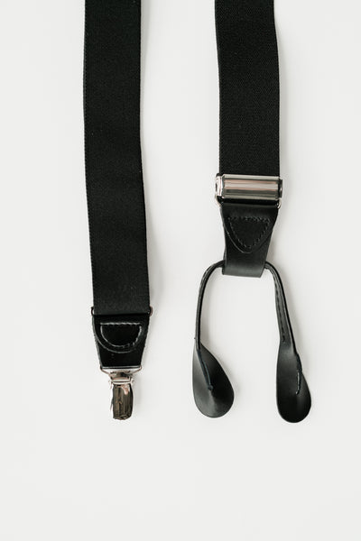 clip on verses button end suspenders